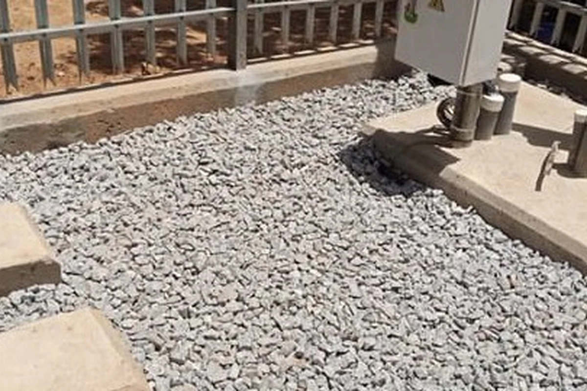 Completed site groundworks